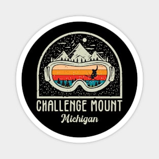 Challenge Mountain Michigan Magnet